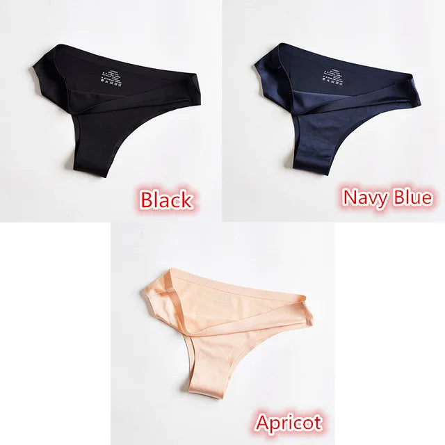 3Pcs/lot fitness thong Silk Sport Panties