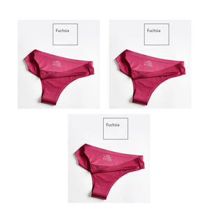 3Pcs/lot fitness thong Silk Sport Panties