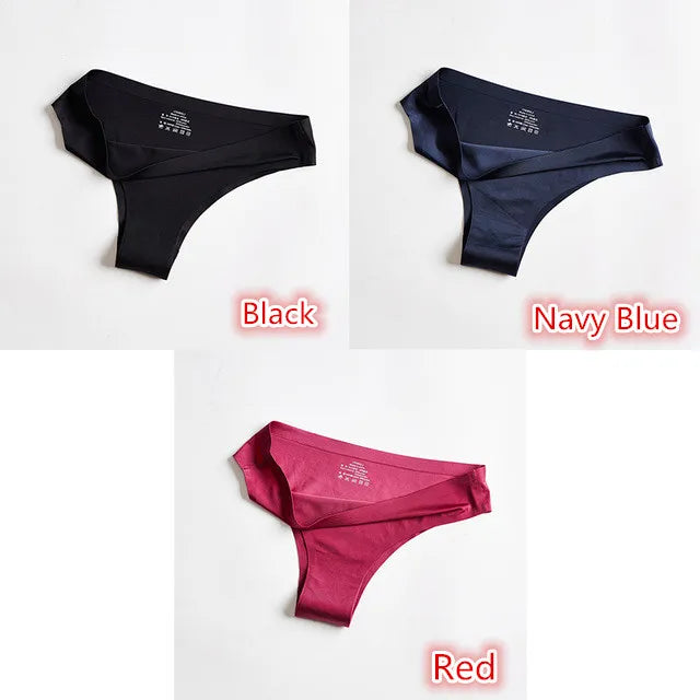 3Pcs/lot fitness thong Silk Sport Panties