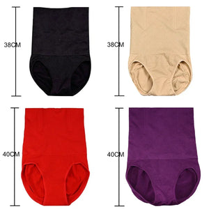 Slimming Belly Solid Color Elastic Comfortable Underwear Female Postpartum