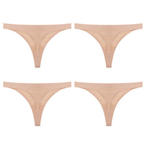 4PCS/Set  Seamless Panties Soft college thong