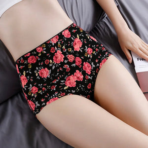 Floral panties High Waist Women's Panties