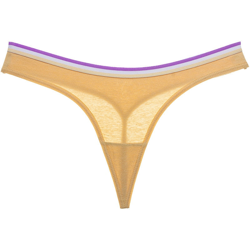 Simple Design thong tan Cotton  Panties