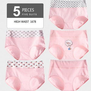 5PCS/Set  Panty Girls comfortable underwear