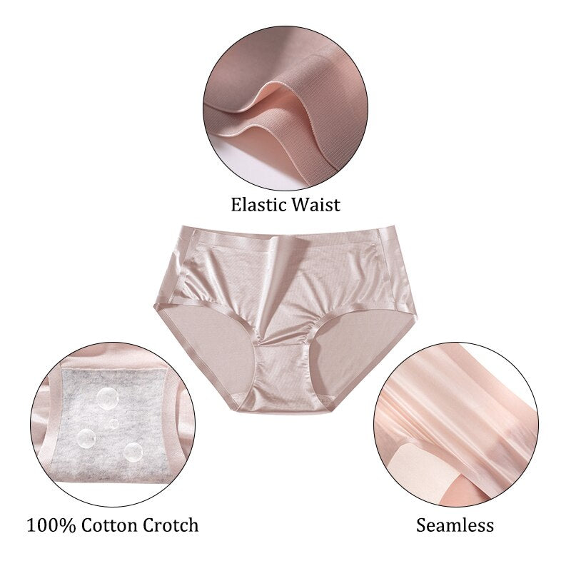 Seamless Ice Slik Female Briefs High Quality