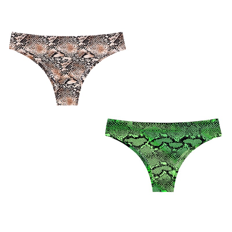 2pcs  Panties Seamless Leopard Underwear