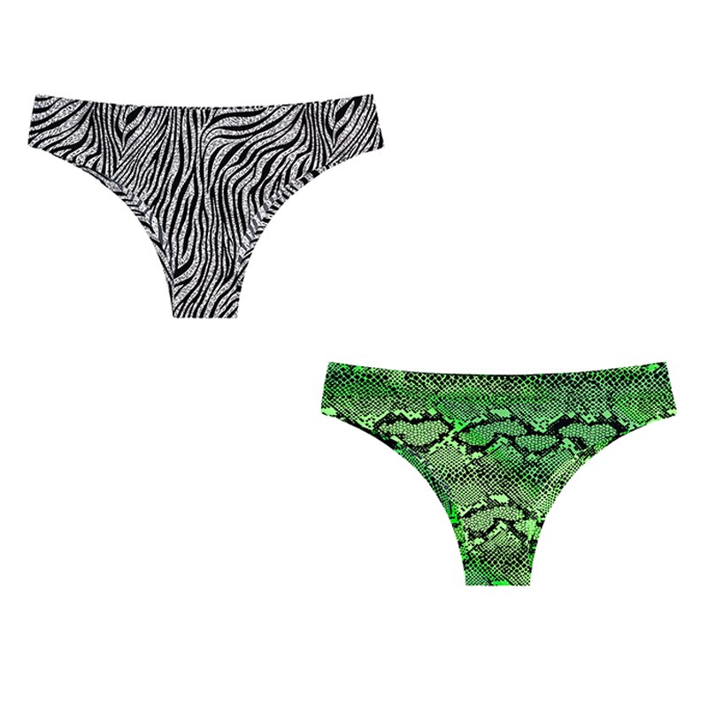 2pcs  Panties Seamless Leopard Underwear