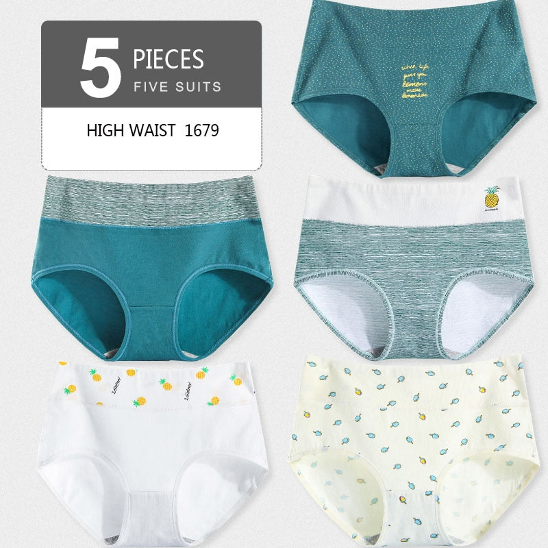 5PCS/Set  Panty Girls comfortable underwear