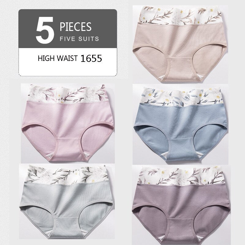 5PCS/Set  Panty Girls comfortable underwear