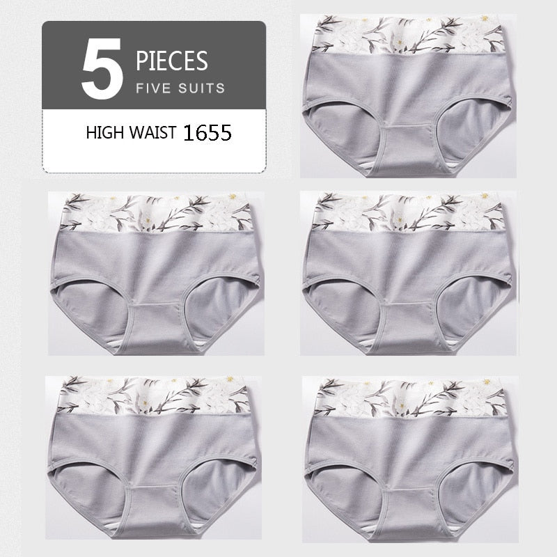 5PCS/Set  Panty Girls comfortable underwear