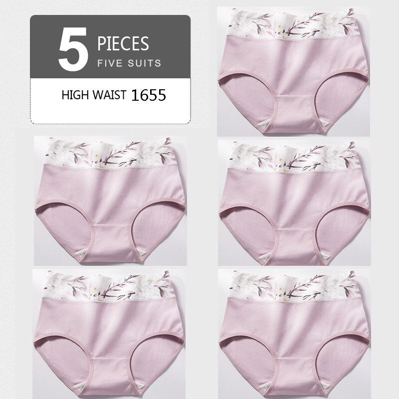 5PCS/Set  Panty Girls comfortable underwear