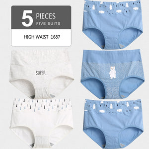 5PCS/Set  Panty Girls comfortable underwear