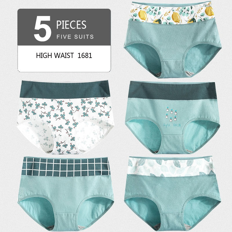 5PCS/Set  Panty Girls comfortable underwear