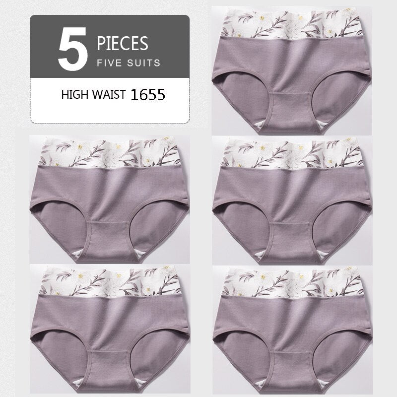 5PCS/Set  Panty Girls comfortable underwear