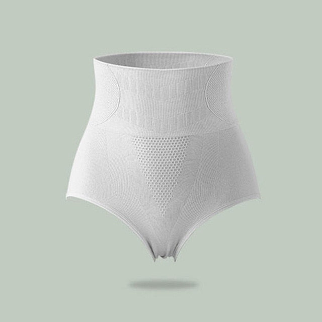 Graphene antibacterial female panties high waist tighten abdomen